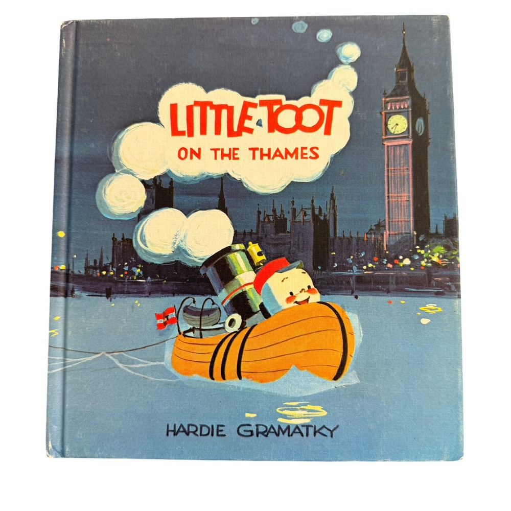 Vintage Little Toot on the Thames Hardie Gramatky 1964 HC Weekly Reader Book